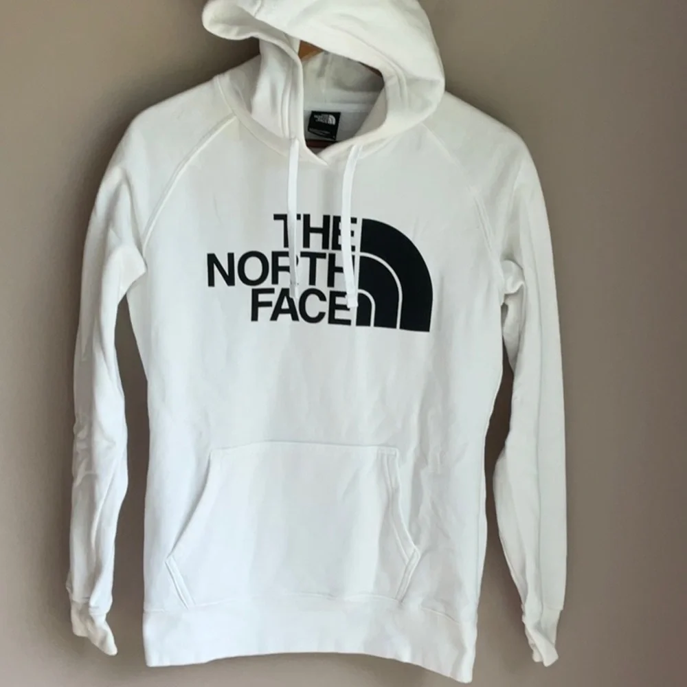 The North Face Pullover Hoodie Women’s White/Black M - Picture 3 of 6